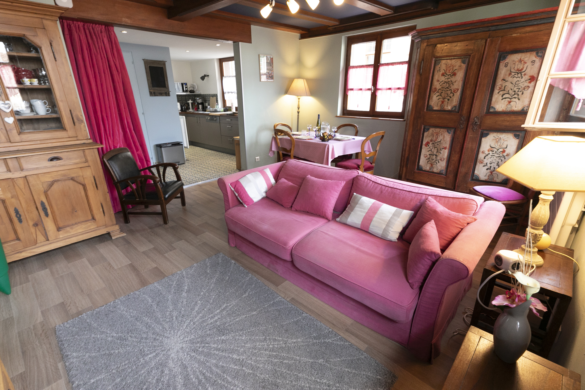 Salon-salle à manger d'Origin'Alsace